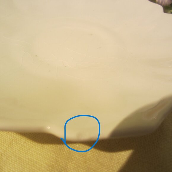 VTG PANSY TEACUP SET, CUP & SAUCER W/EMBOSSED PANSY FLOWERS $12 Details Conditio - Picture 6 of 6